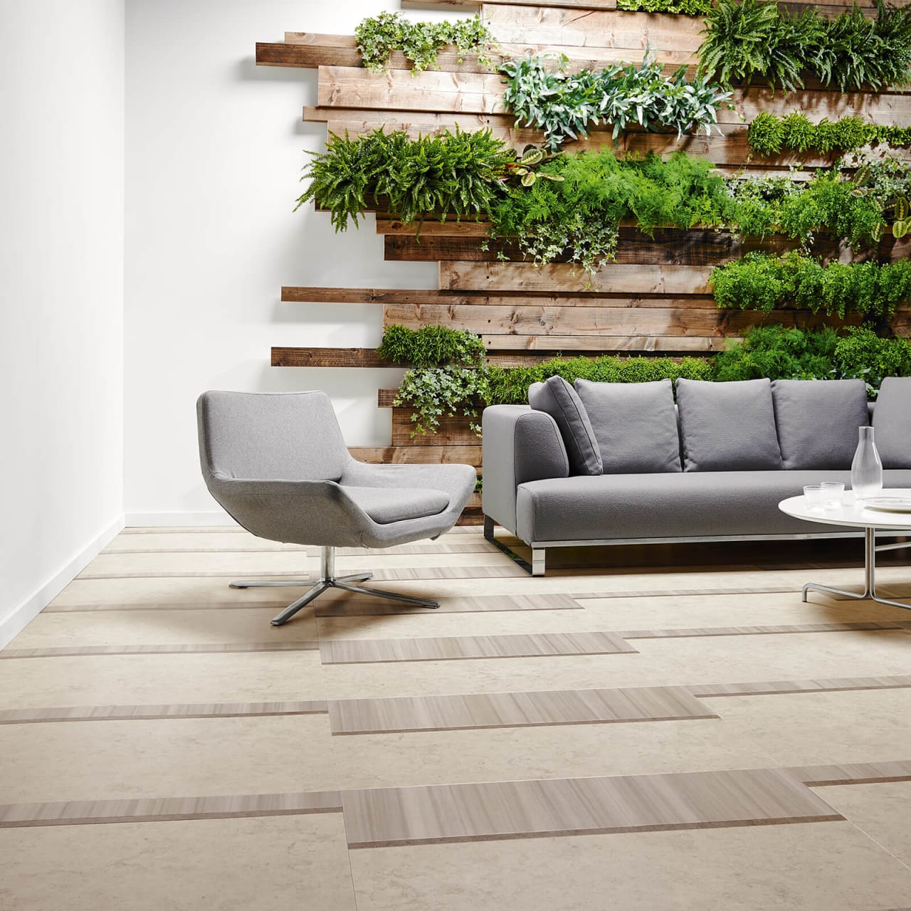 Stria Basalt AR0SMS43 | Amtico Commercial LVT Flooring from the